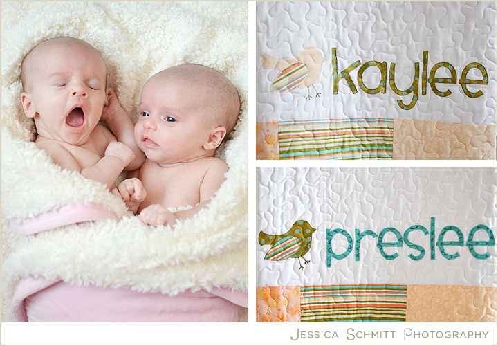 kaylee-preslee-baby-photos Newborn twins baby photography