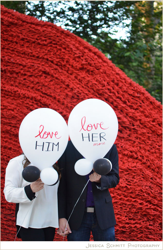 nyc-engagement-portrait-modern-balloons Engagement Photography with balloons, NYC