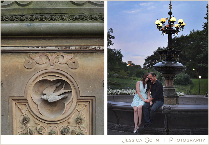 Engagement-Photographer-fountain-Central-Park-NYC Fountain Central Park Wedding Photography