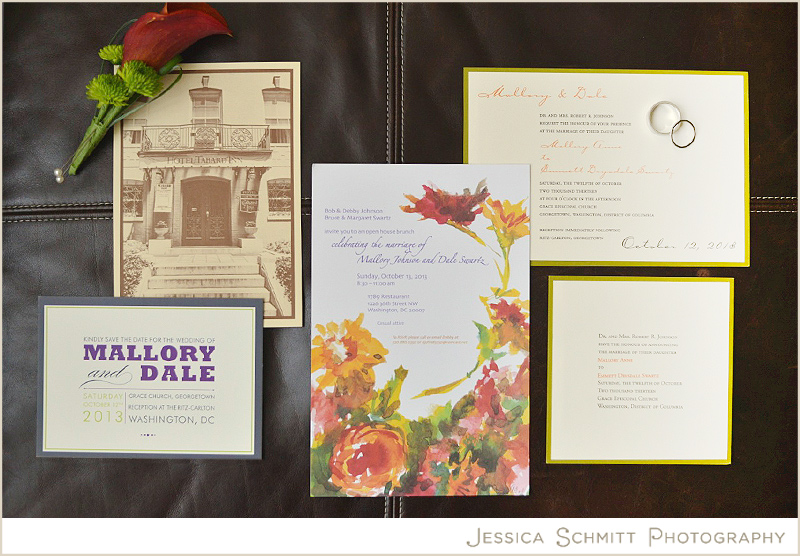 Wedding-autumn-invitation-suite-colorful Fall wedding invitation purple and orange
