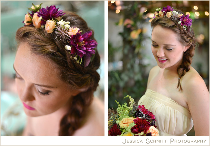 bride-fish-tail-braid-wedding-hair-trend On trend hair style bride wedding 2013