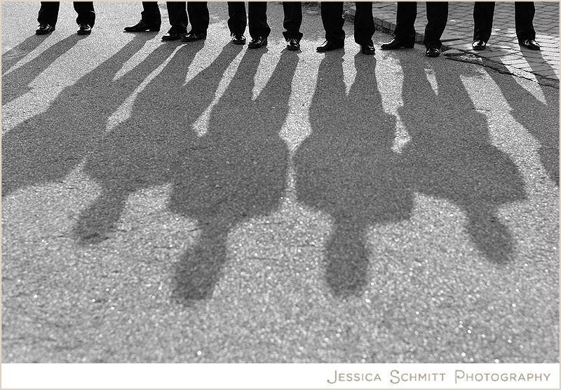 cool-groomsmen-photo-shadow-wedding fun cool groomsmen photography shadows