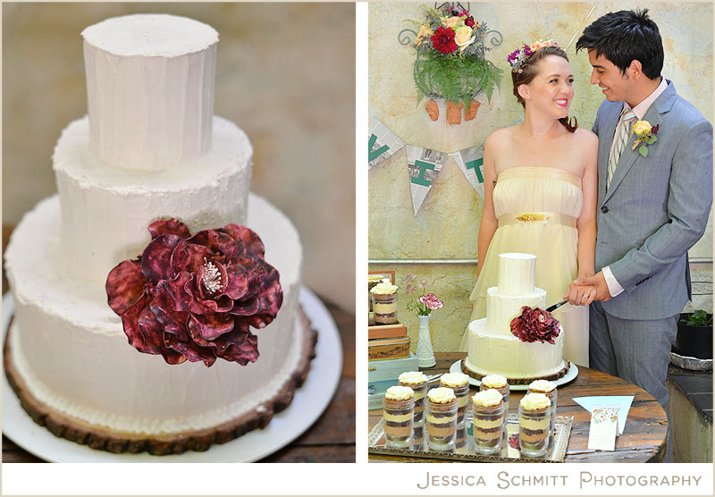 sugar-flower-cake-shop-wedding wedding cake burgundy flower