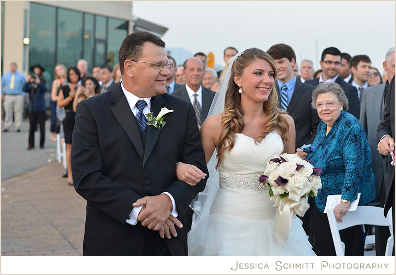 walking-down-the-aisle-wedding North Bergen wedding ceremony New Jersey