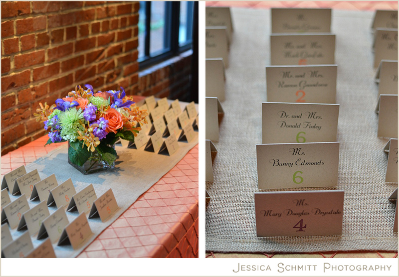 wedding-burlap-escort-cards-diy-craft-paper DIY burlap stamp wedding escort name cards brown