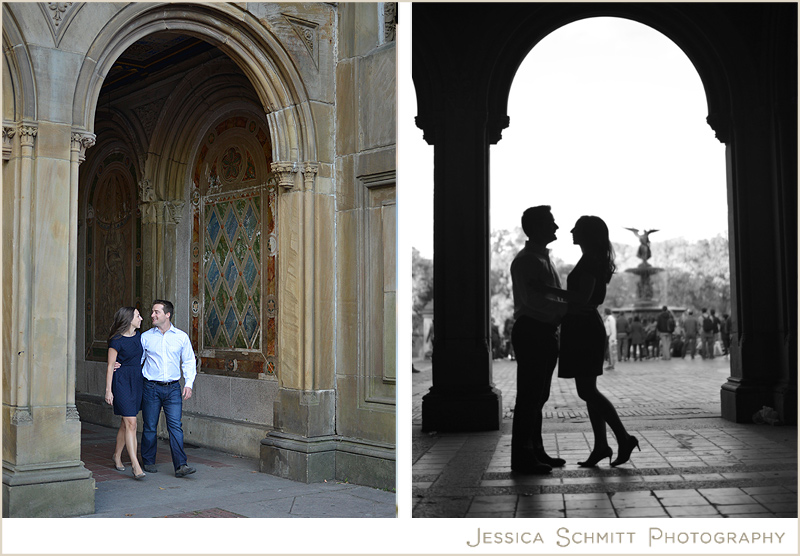 central-park-bethesda-terrace-engagement-photography-nyc Engagement photography NYC central park angel fountain
