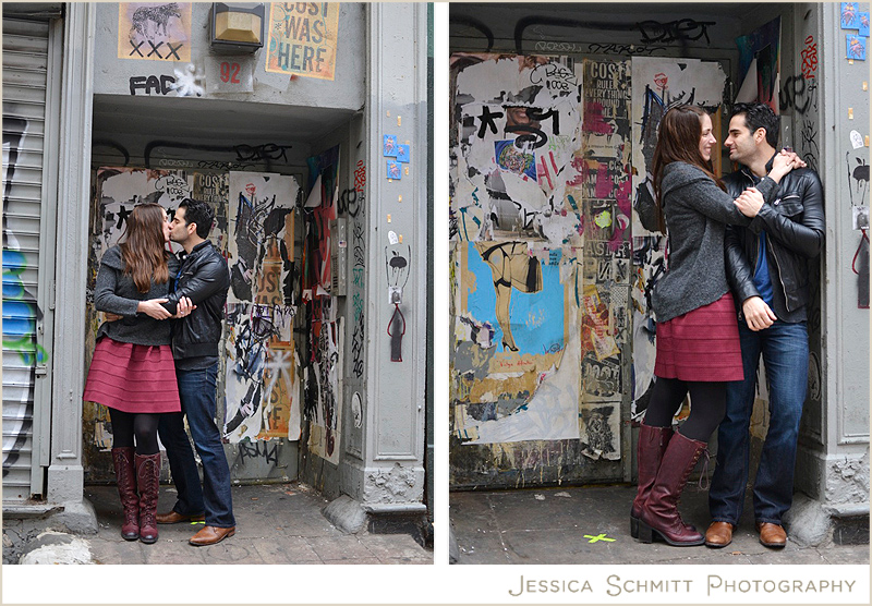 ny-engagament-photography-nyc-graffiti SoHo NYC engagement photography graffiti