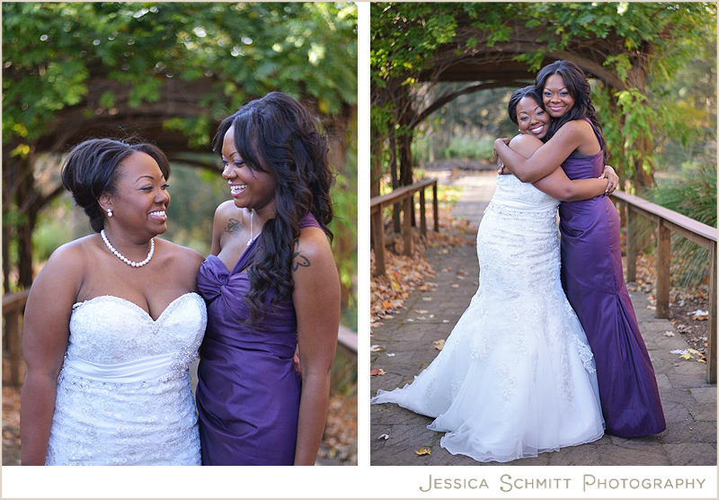 wedding-bridesmaids-purple Poconos Wedding photography Pennsylvania