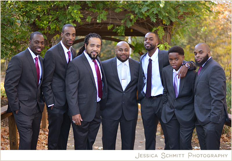 wedding-groomsmen-purple Wedding Poconos