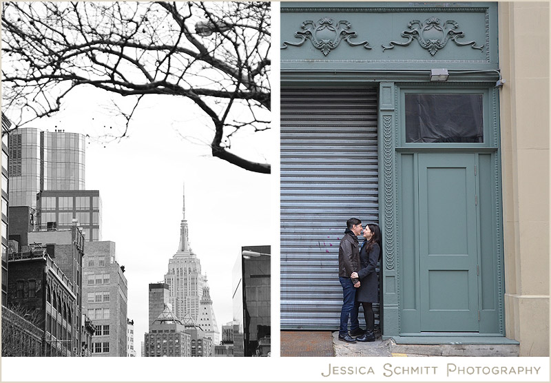 NYC-Engagement-lower-east-side-photography NYC wedding engagement photography, empire state building