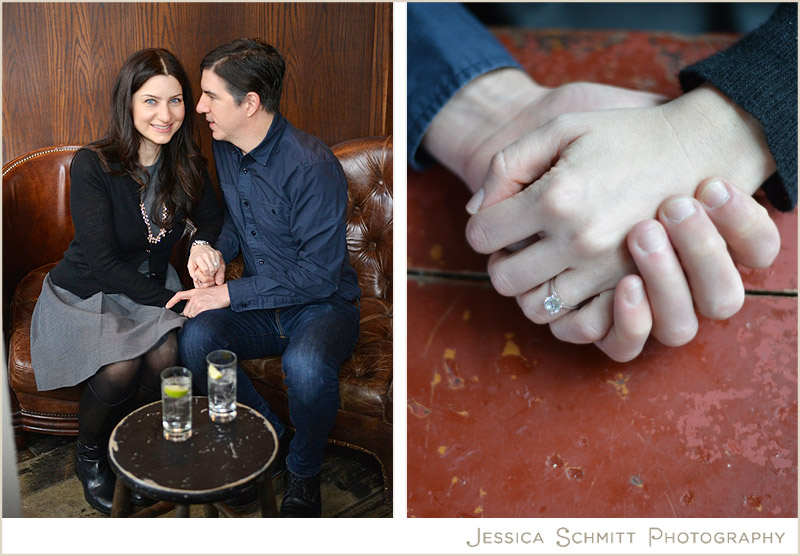 NYC-Engagement-photography-indoors-restaurant NYC wedding engagement photography LES
