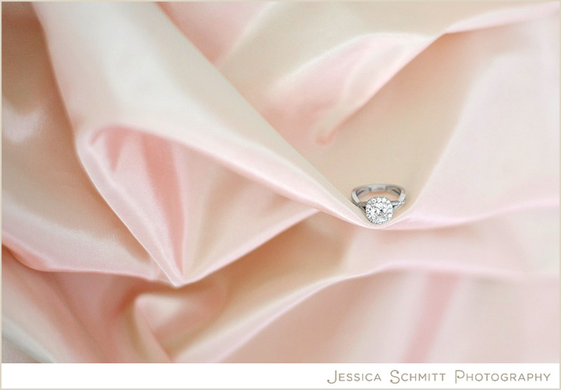 wedding-ring-photography-pink-satin Wedding ring