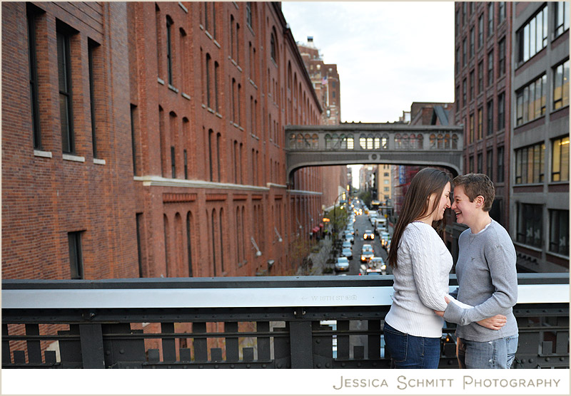 Engagement-high-line-nyc-same-sex engagement photography NYC the high line