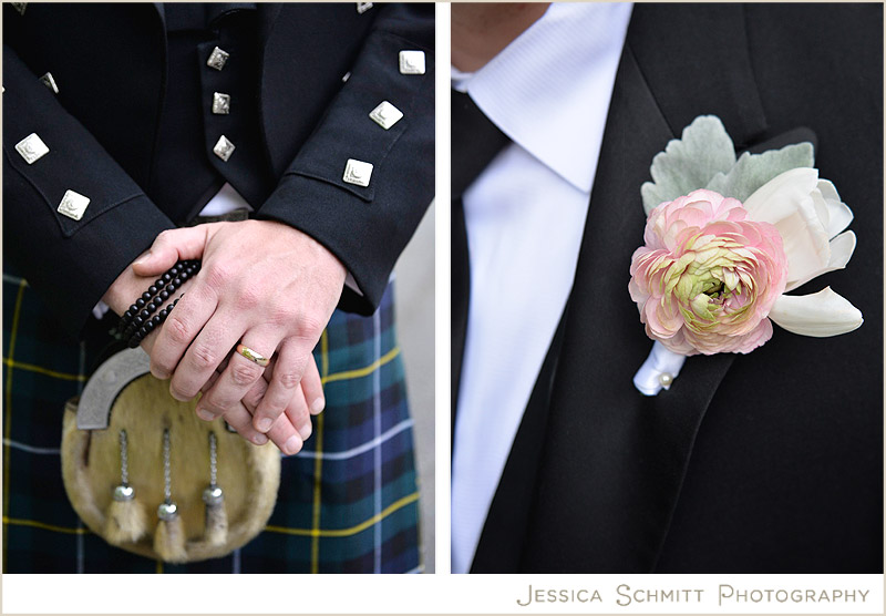 groom-wearing-kilt-wedding groom kilt wedding