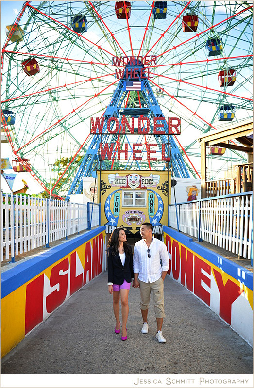 coney_island_wonder_wheel Coney Island Engagement wonder wheel
