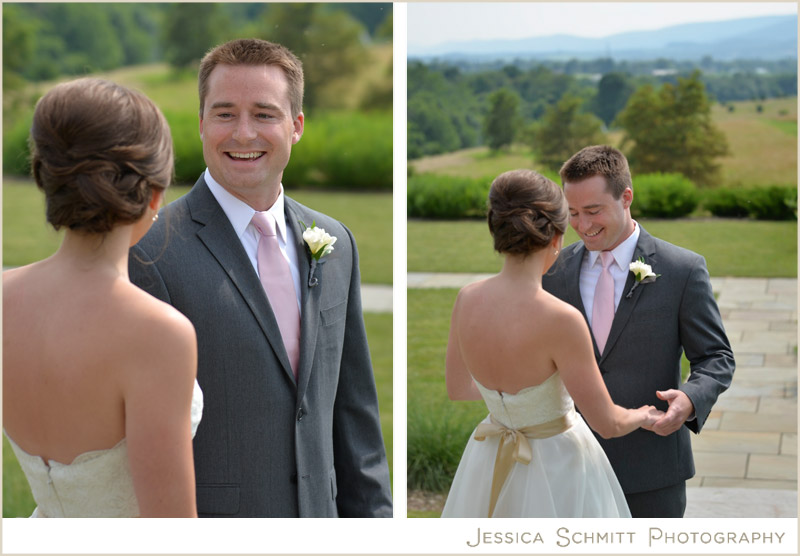 first-look first look wedding photography