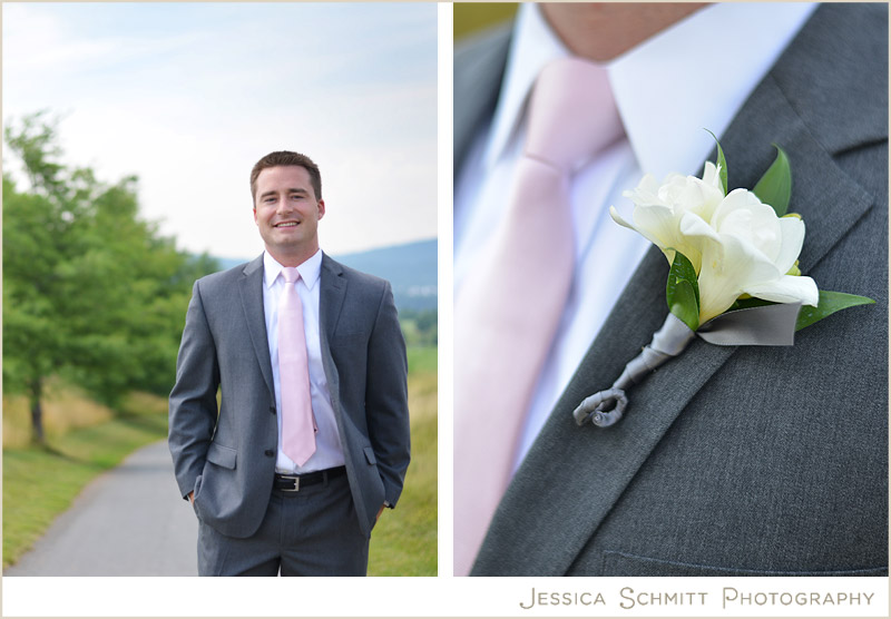 groom-pink-tie-gray-suit wedding photography groom