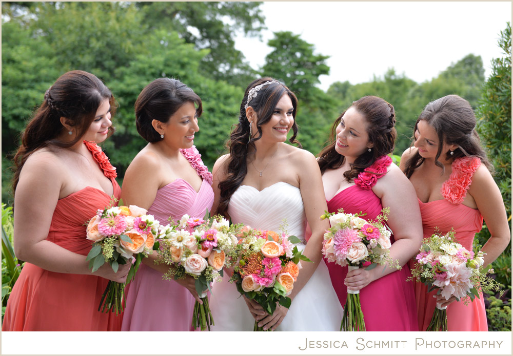 peach-rose-bridesmaid-dresses Peach and rose bridesmaid dresses