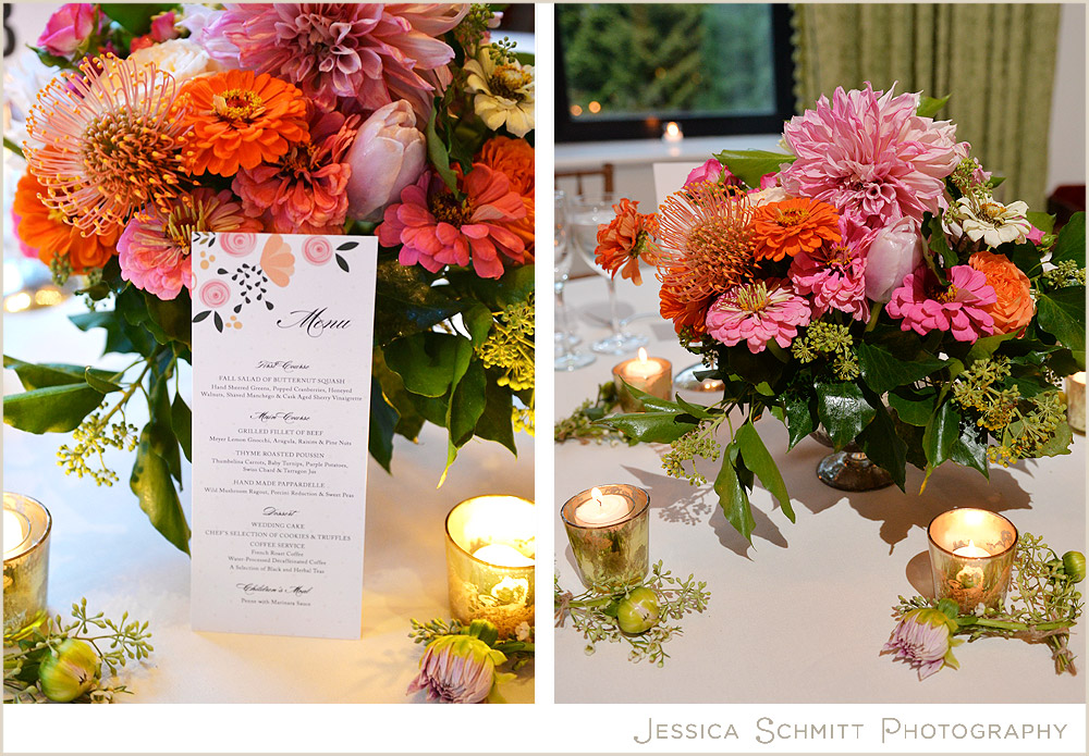 pink-orange-flower-centerpieces pink orange centerpieces