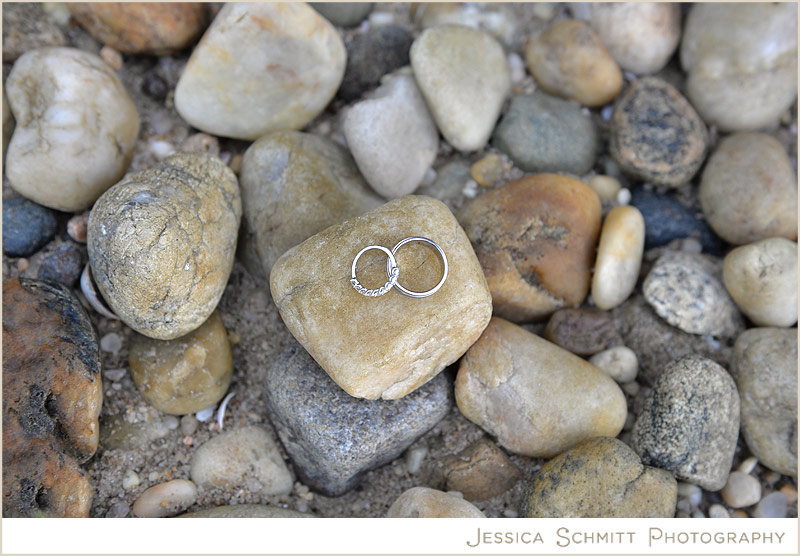 seashell-rocks-wedding-rings shelter island wedding photography, NY