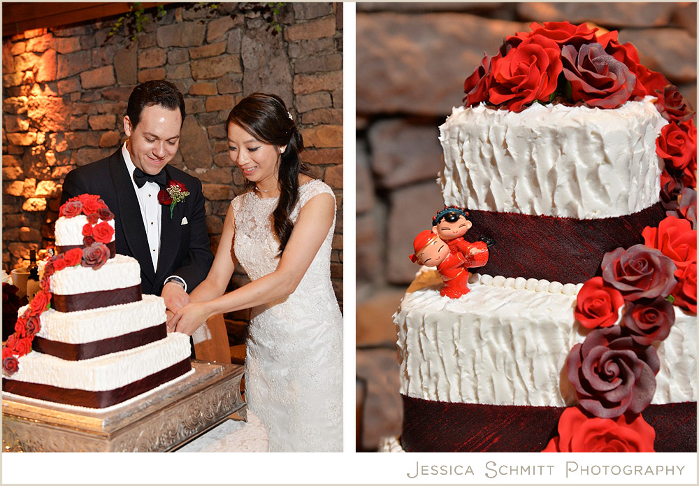 chinese-wedding-cake chinese wedding cake red roses