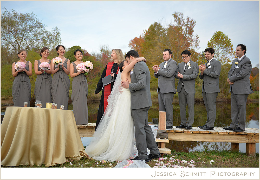 first-kiss-wedding-photography wedding ceremony hudson valley ny