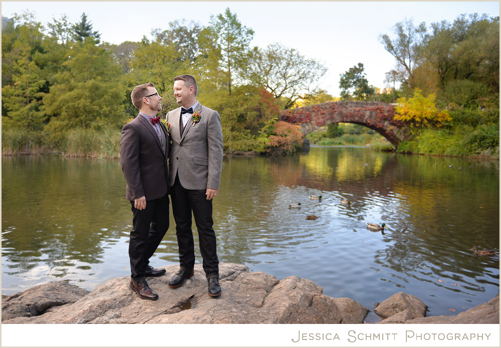gay-wedding-gapstow-bridge Central Park gay wedding photography NYC