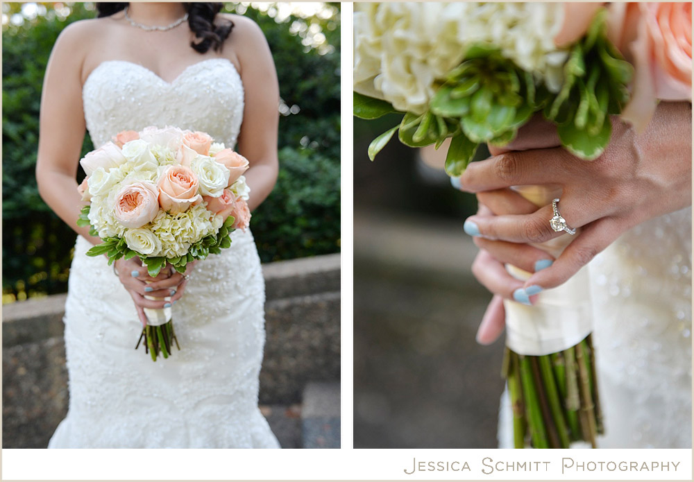 pink-white-rose-bouquet wedding photography washington dc