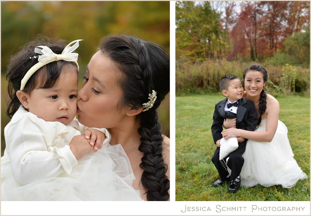 sweet-flower-girl-kiss-ring-bearer flower girl ring bearer cute