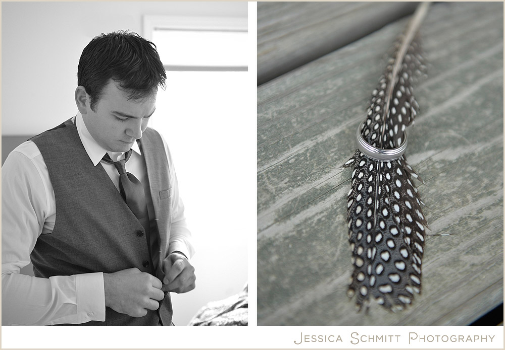 wedding-feather-ring wedding groom getting ready