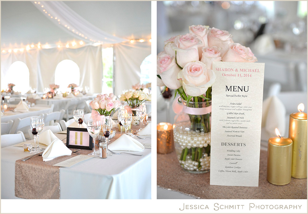 wedding-reception-pink-sparkle wedding reception pink gold