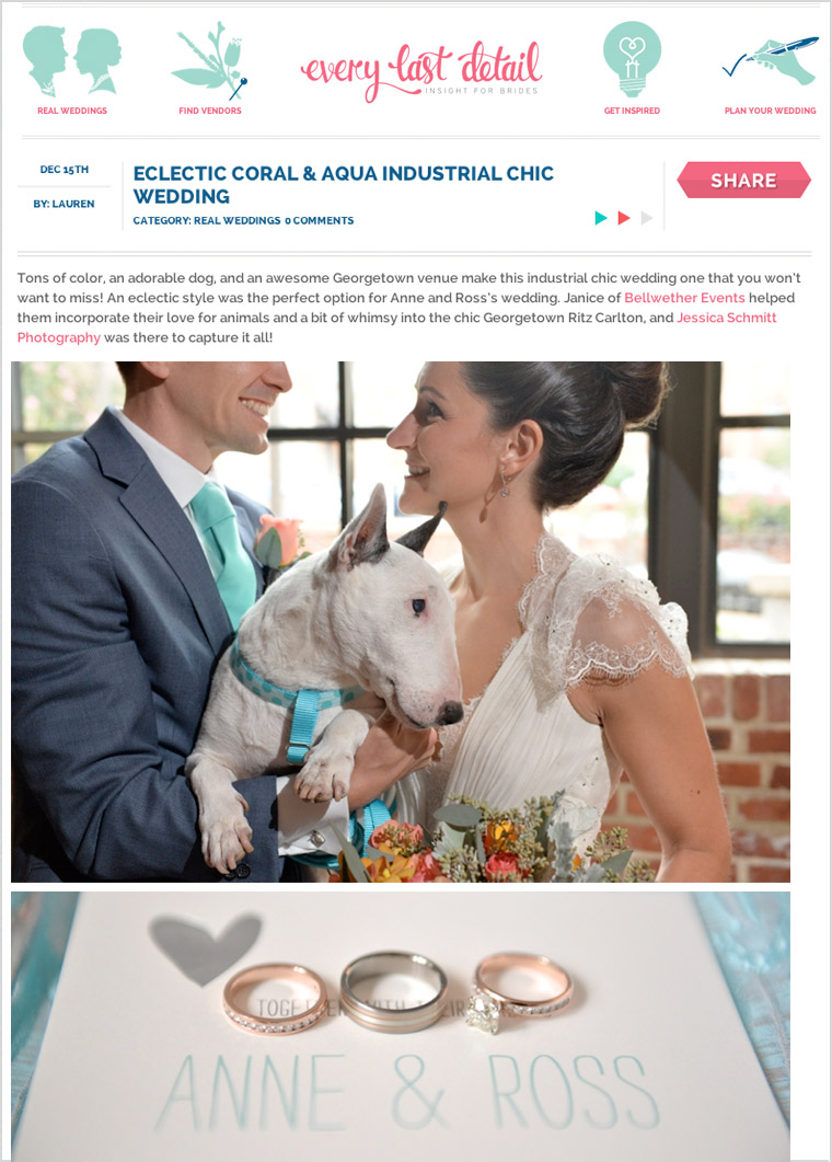 Every Last Detail blog feature