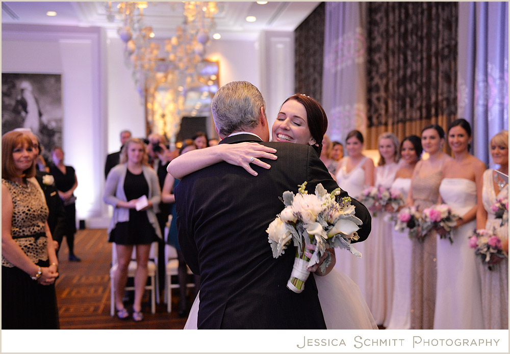 dad-hug-wedding Hotel Monaco wedding Philadelphia PA