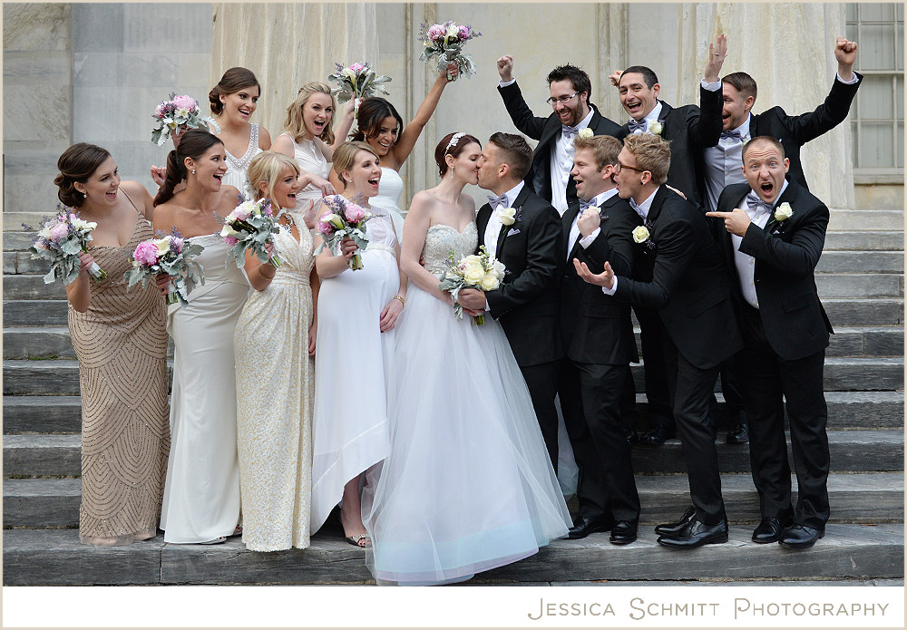 fun-wedding-party-photo Philly wedding photography