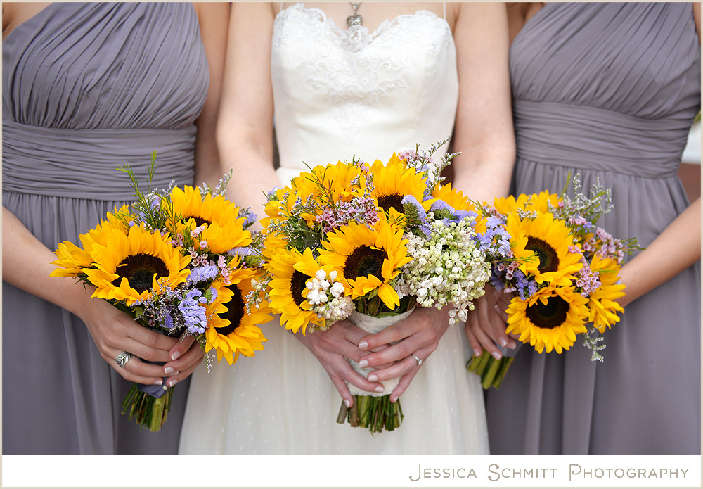 sunflower-wedding-bouquets sunflower wedding bouquet