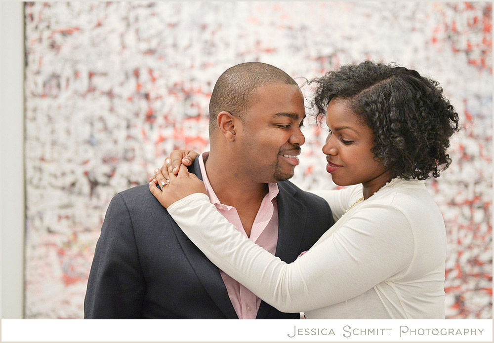 art-gallery-painting-engagement brooklyn art gallery engagement