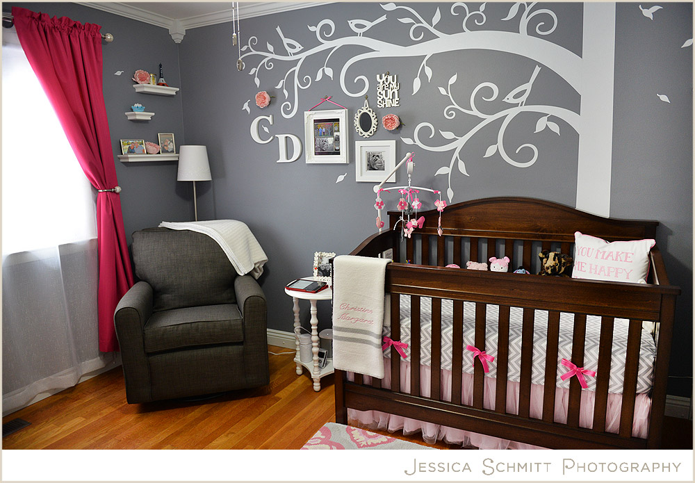 newborn-Baby-girl-nursery-design-idea baby girl nursery pink interior design
