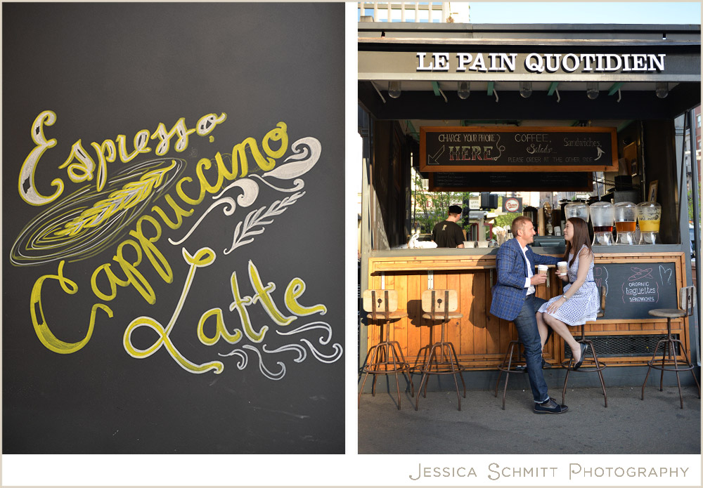 nyc-coffee-engagement-photo NYC engagement photography