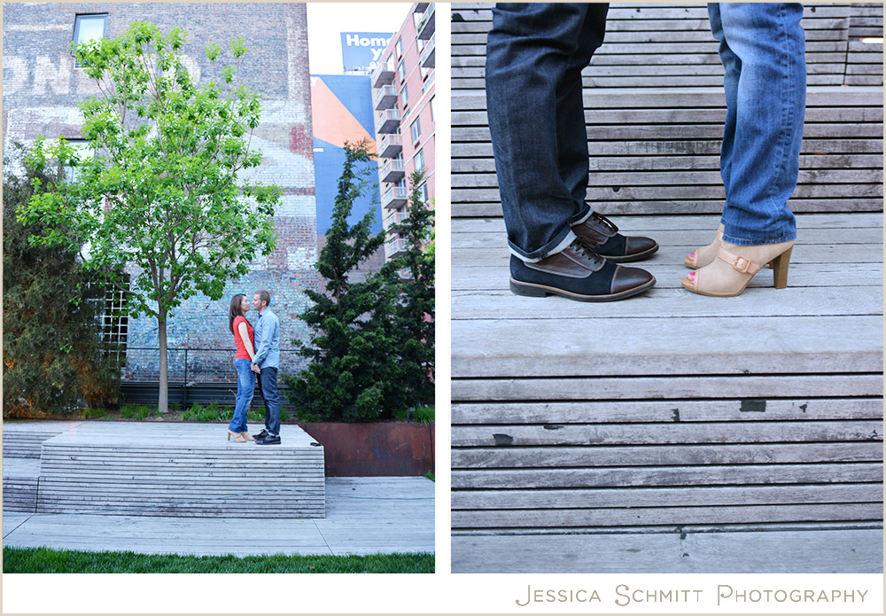 nyc-highline-engagement-photo NYC engagement photography highline