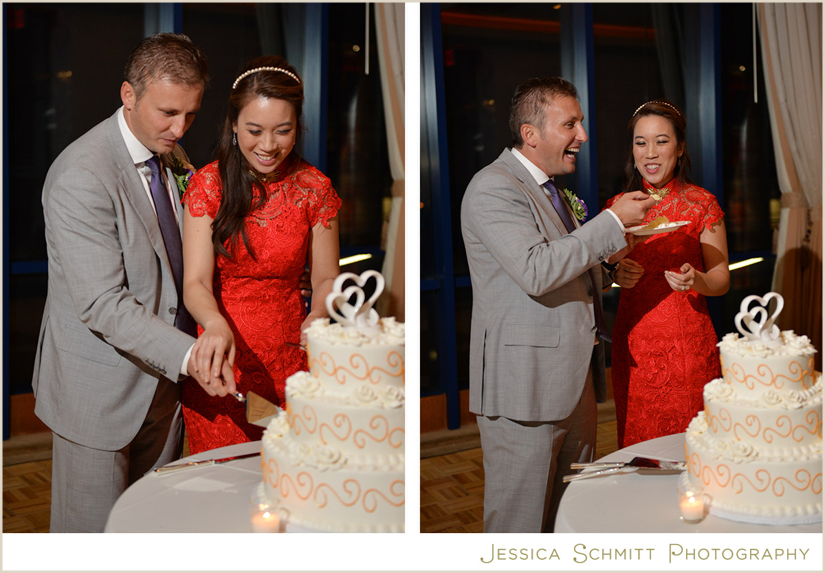 cut-the-cake cut the wedding cake