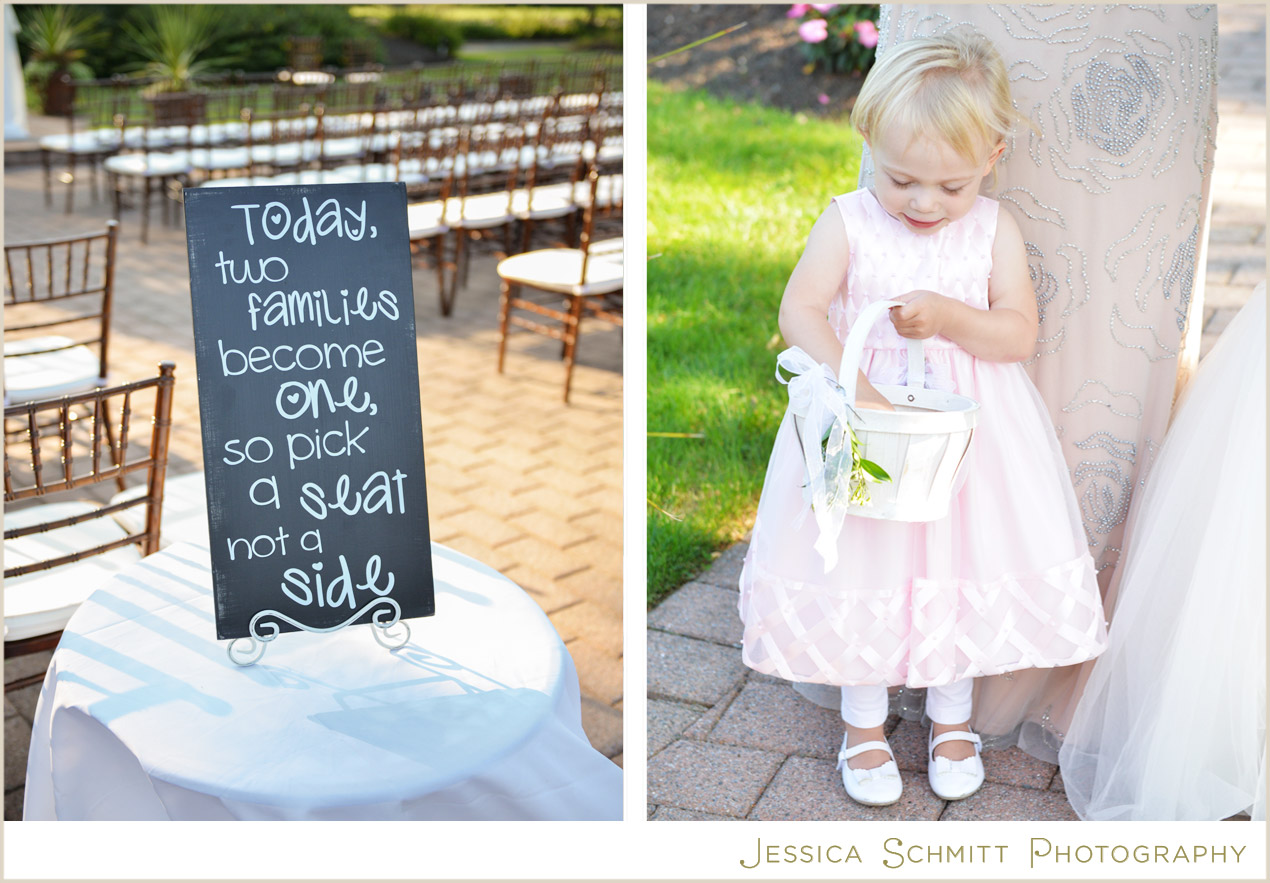 wedding photography flower girl