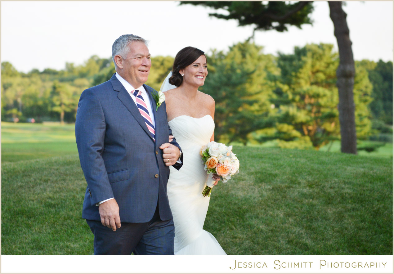 bride walking down the aisle