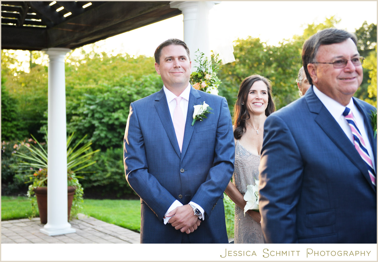 groom waiting for his bride