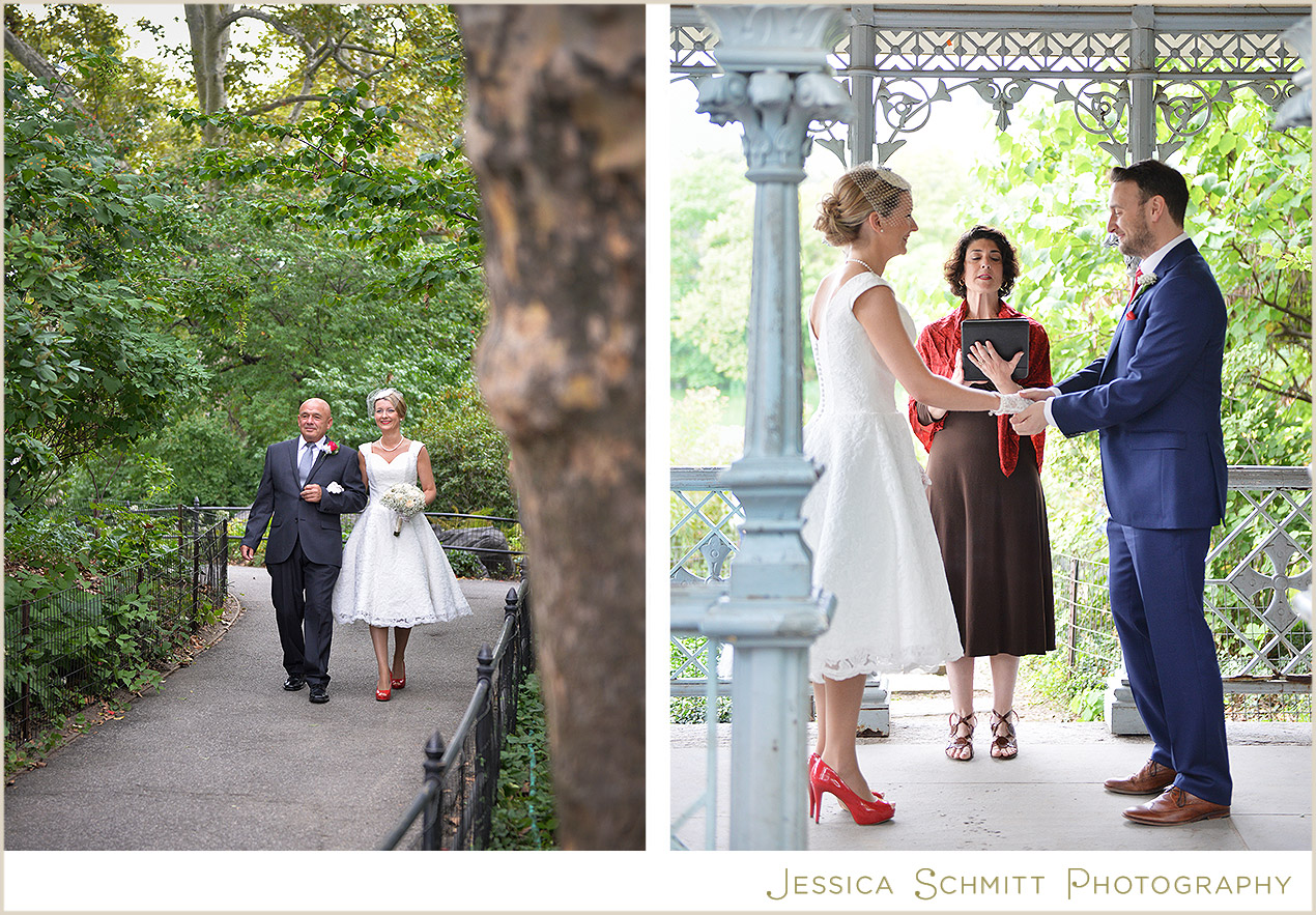 central park elopement wedding photography