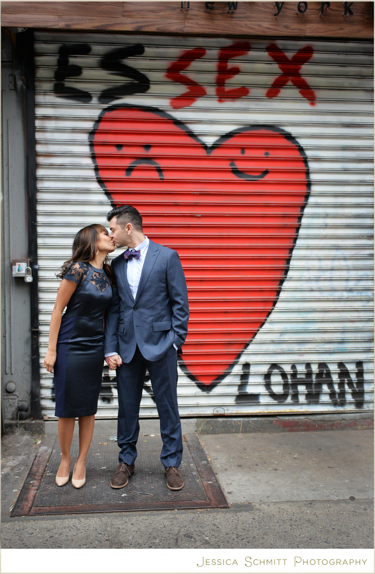 NYC street art engagement photography