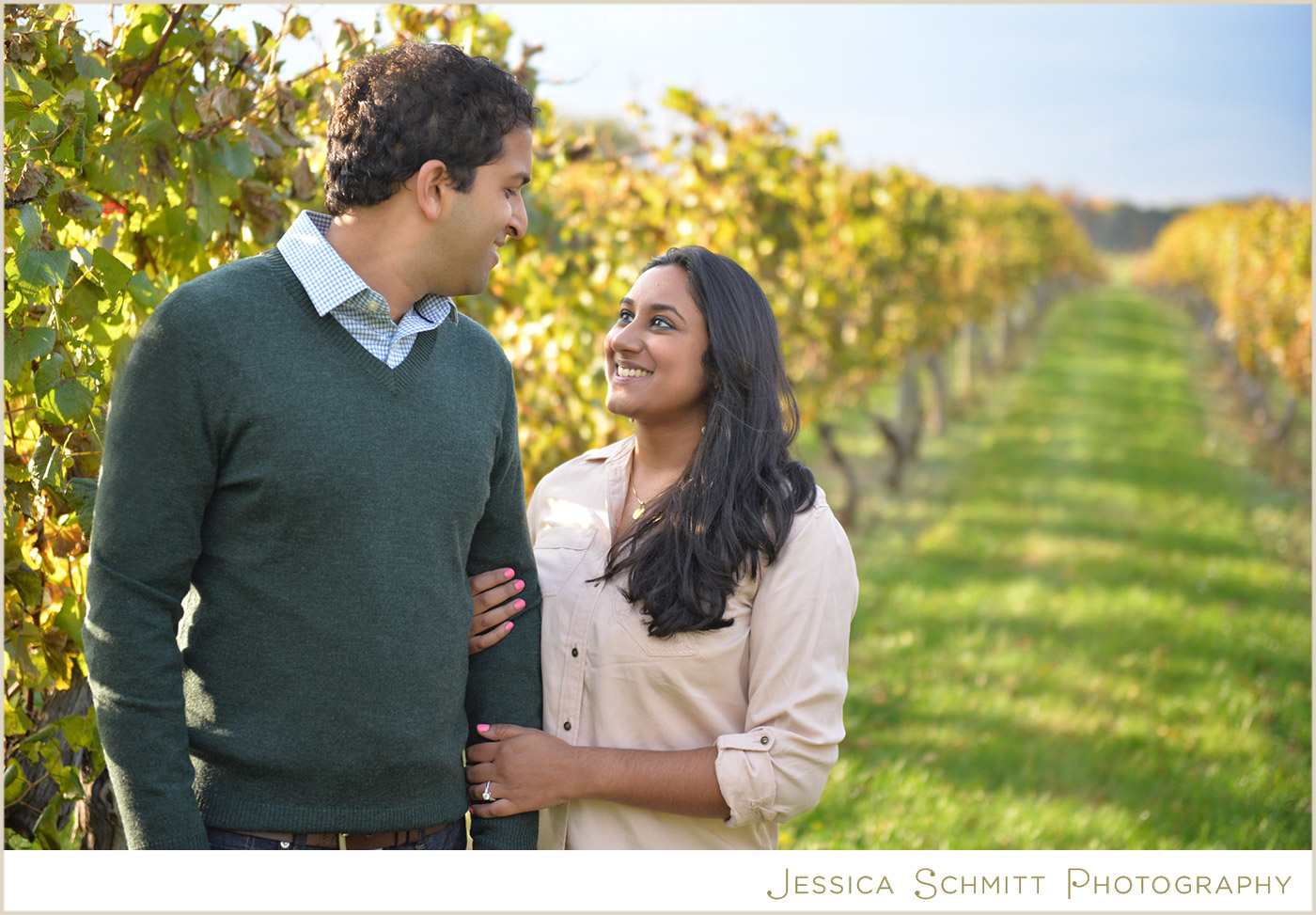 Bedell Winery long island NY engagement
