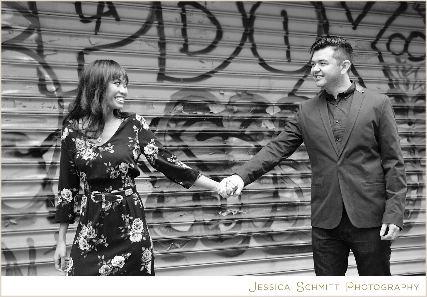NYC lower east side engagement photography
