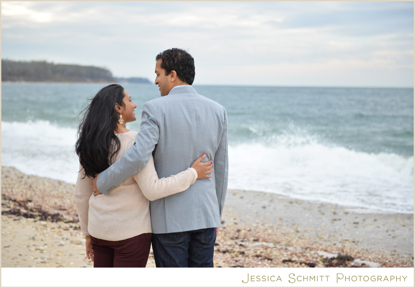 long island engagement photography beach