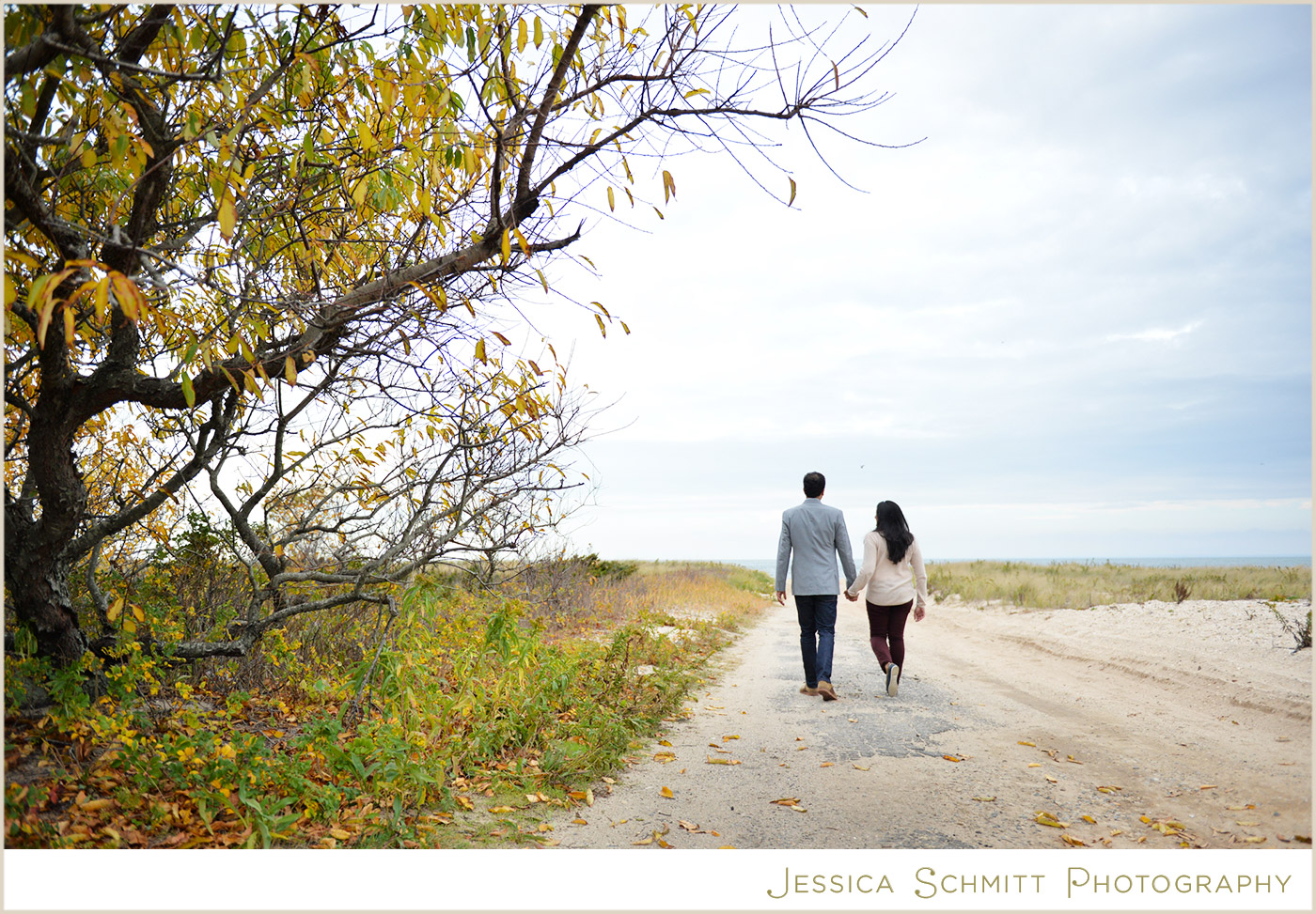 long island engagement photography beach
