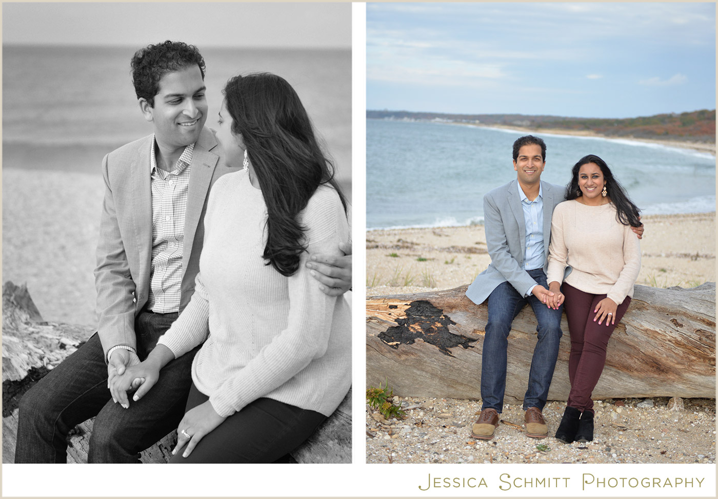 long island engagement photography beach